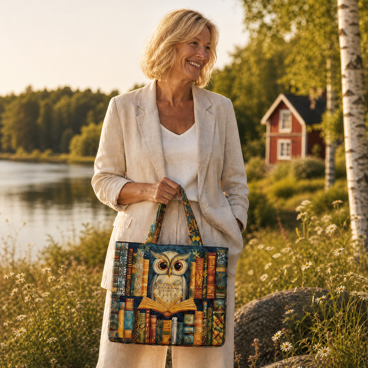 HANDGJORD VÄSKA - LÄSUGLA