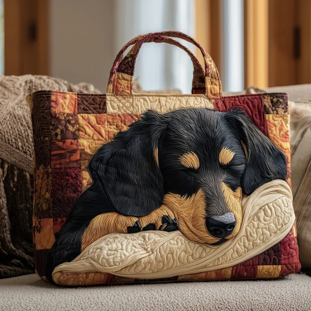 Handgjord väska - Sovande Hund