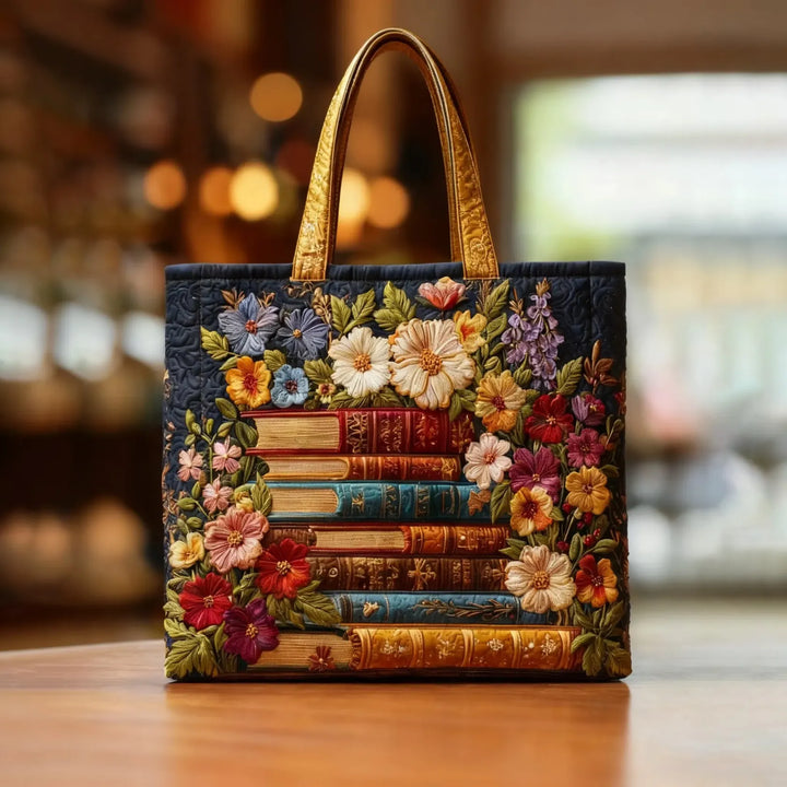 Handgjord Väska - BLOMSTERBIBLIOTEKET