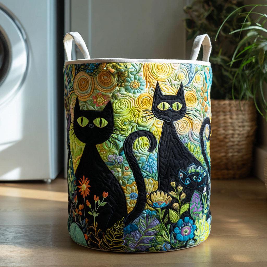 Handgjord Tvättkorg - Feline Fiesta