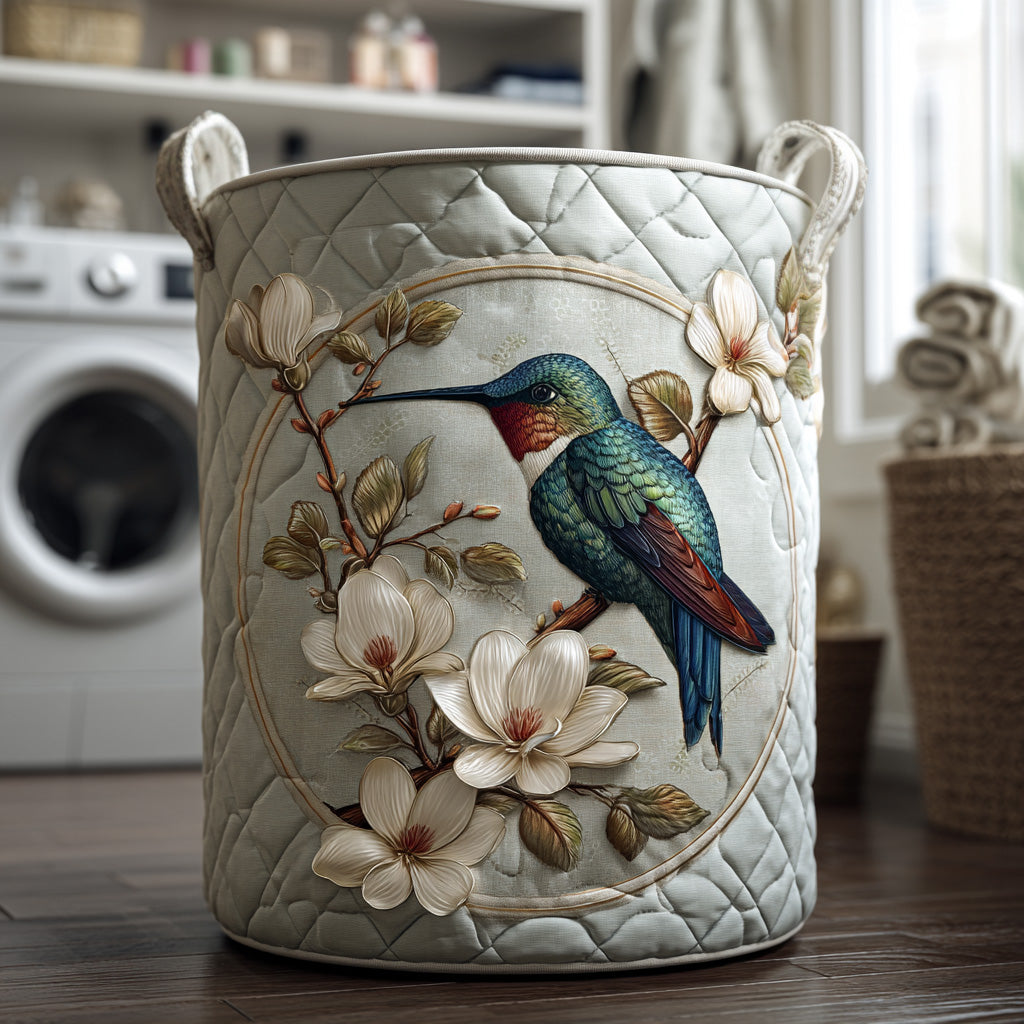 Handgjord Tvättkorg - Colibri i Spets