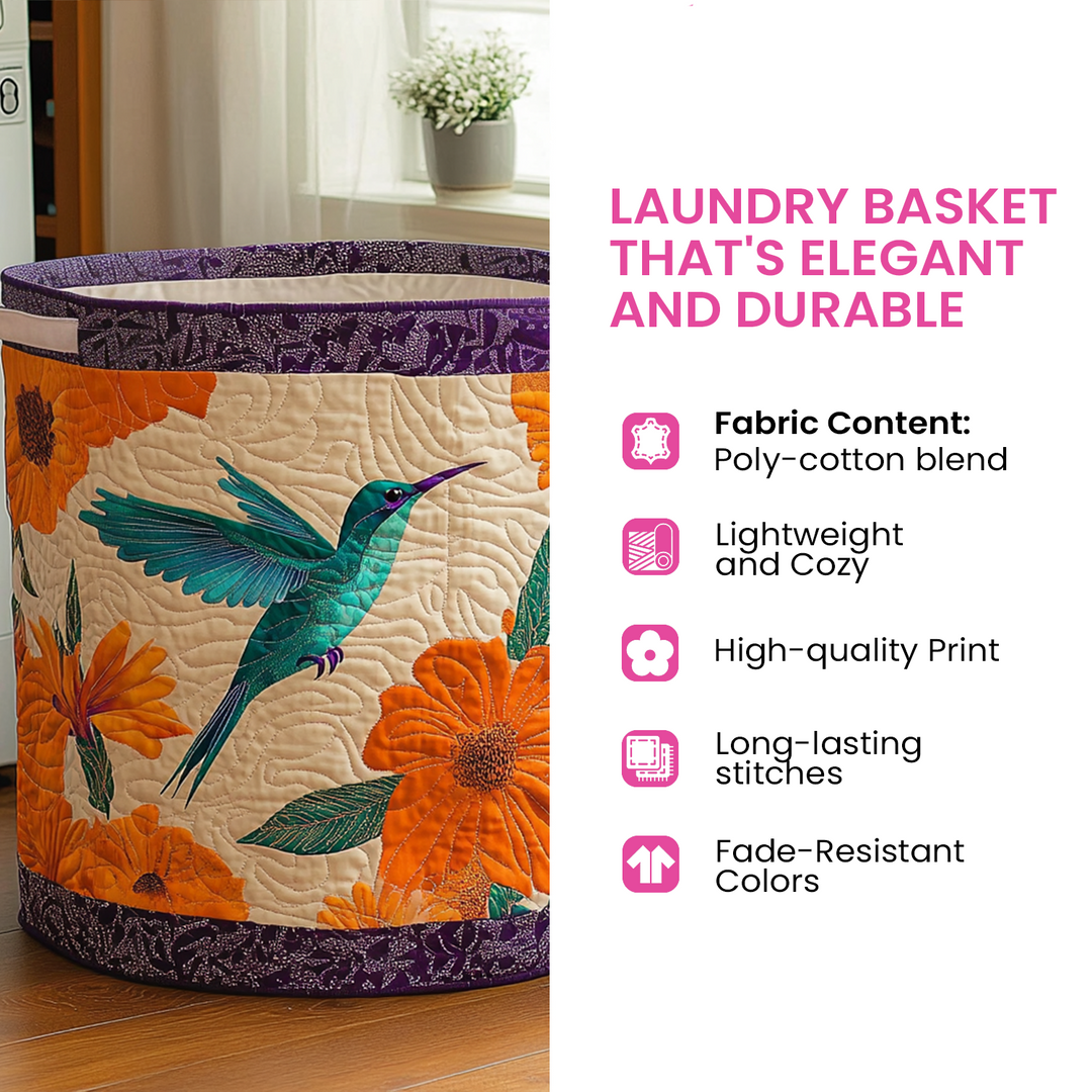 Handgjord Tvättkorg - Blå Lupin