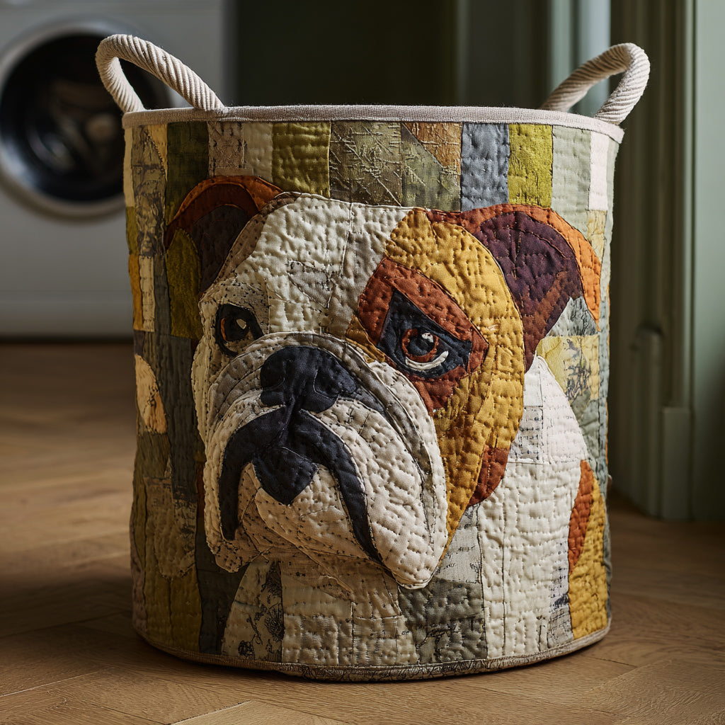 Handgjord Tvättkorg - Rustik Bulldog