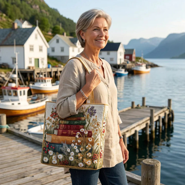 HANDGJORD VÄSKA - DET HEMLIGA BIBLIOTEKET