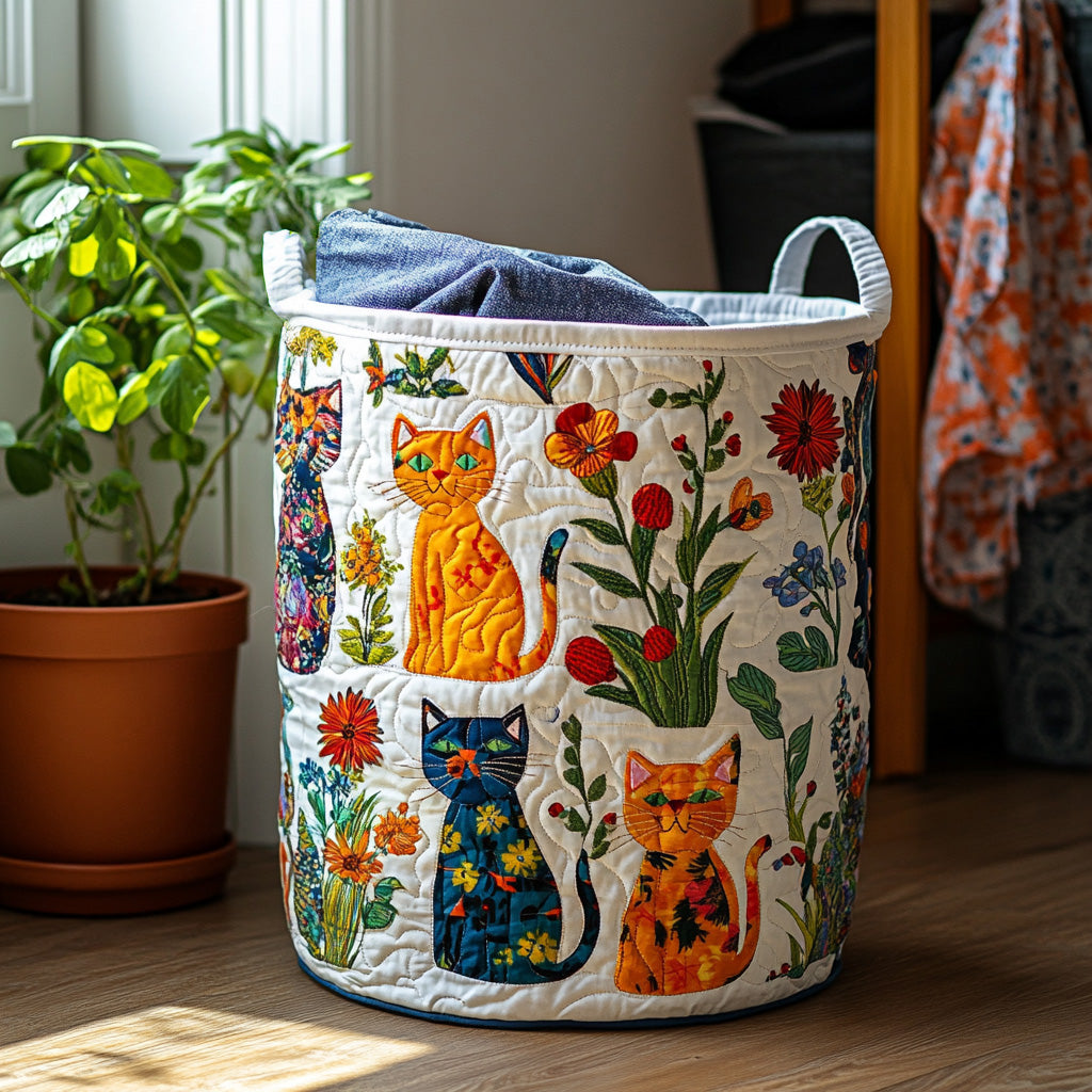 Handgjord Tvättkorg - Katten