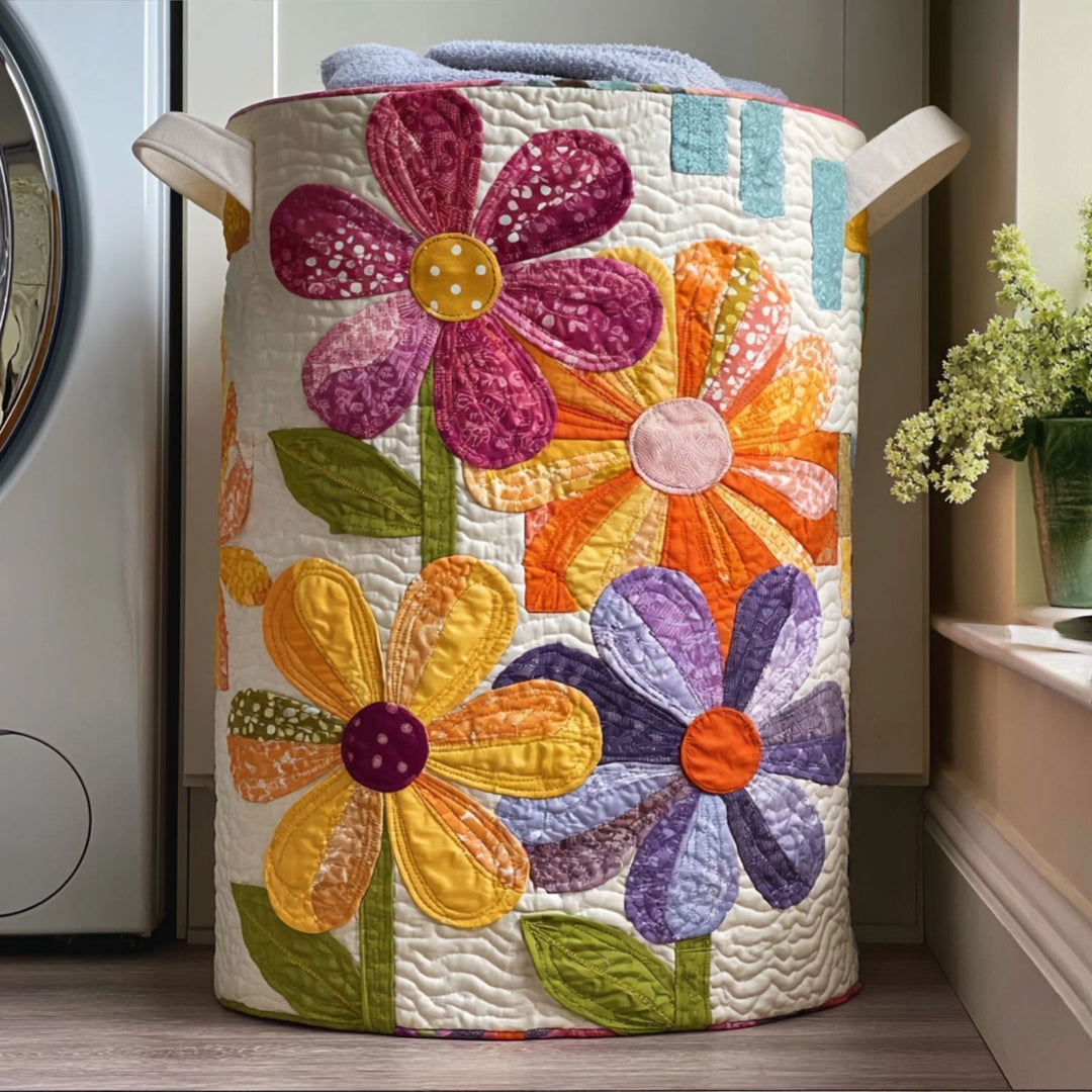 Handgjord Tvättkorg - Dans av Vilda Blommor