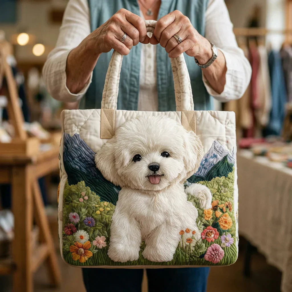 Handgjord Väska - DEN VITA HUNDEN